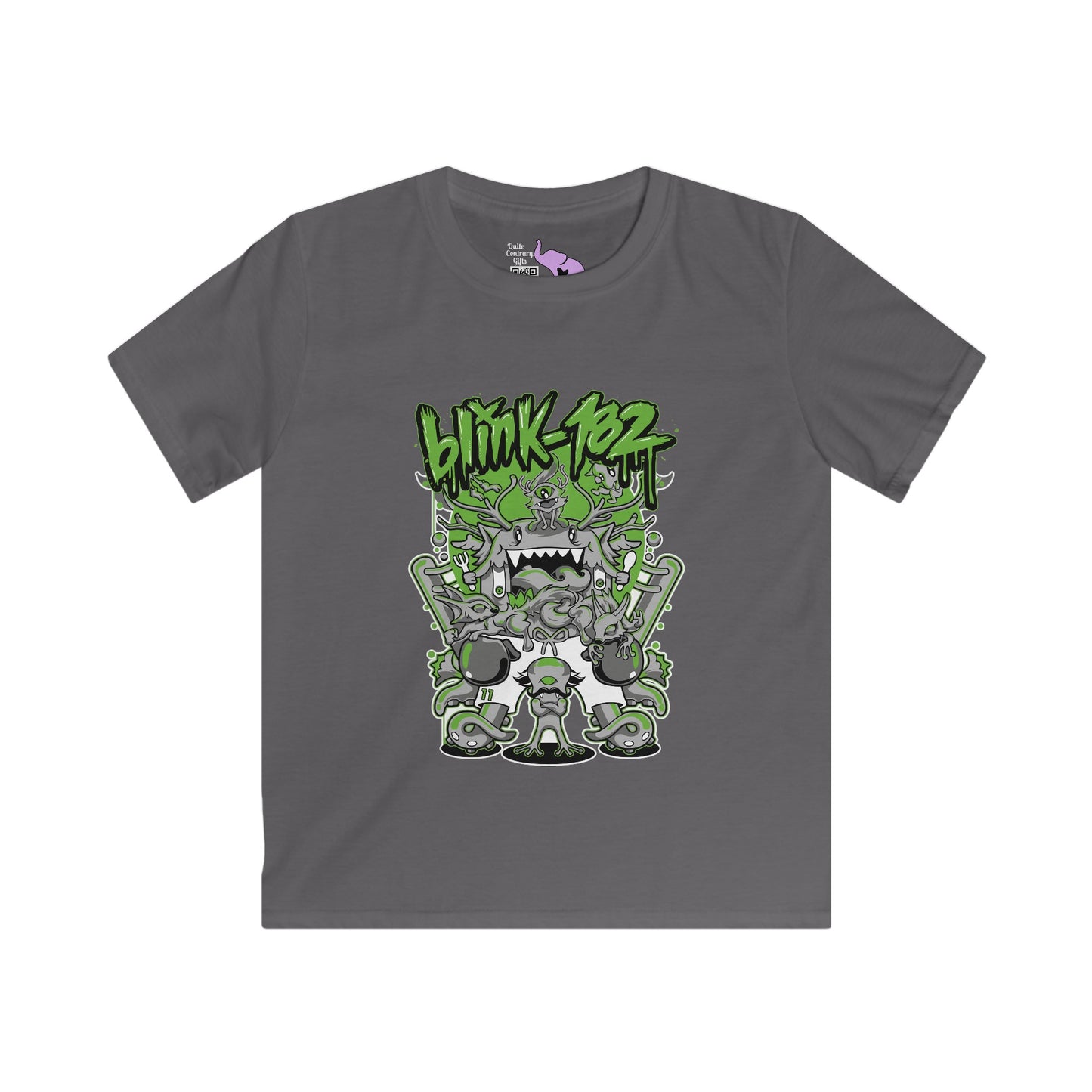 Blink 182 (2) Kids Softstyle Tee