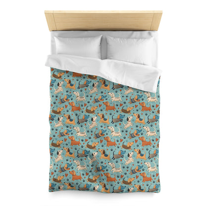 Dapper Doggies Microfiber Duvet Cover