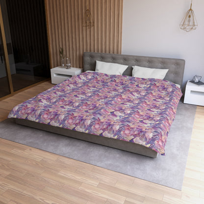 Ethereal Bloomscape Microfiber Duvet Cover
