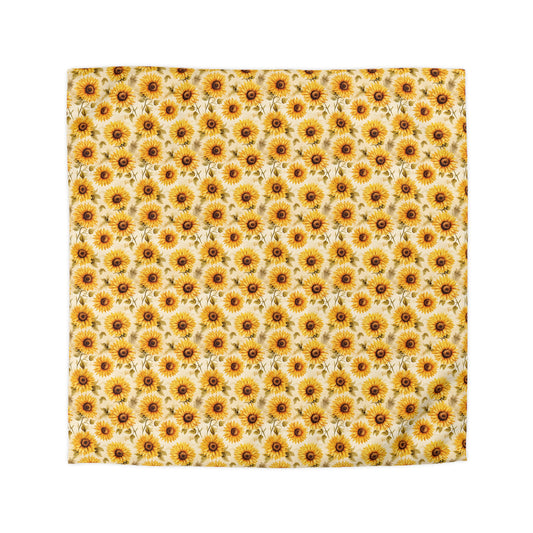 Sunflowers Microfiber Duvet Cover