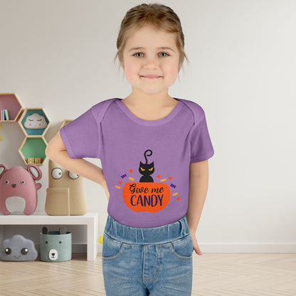 Give Me Candy Baby Rib Bodysuit