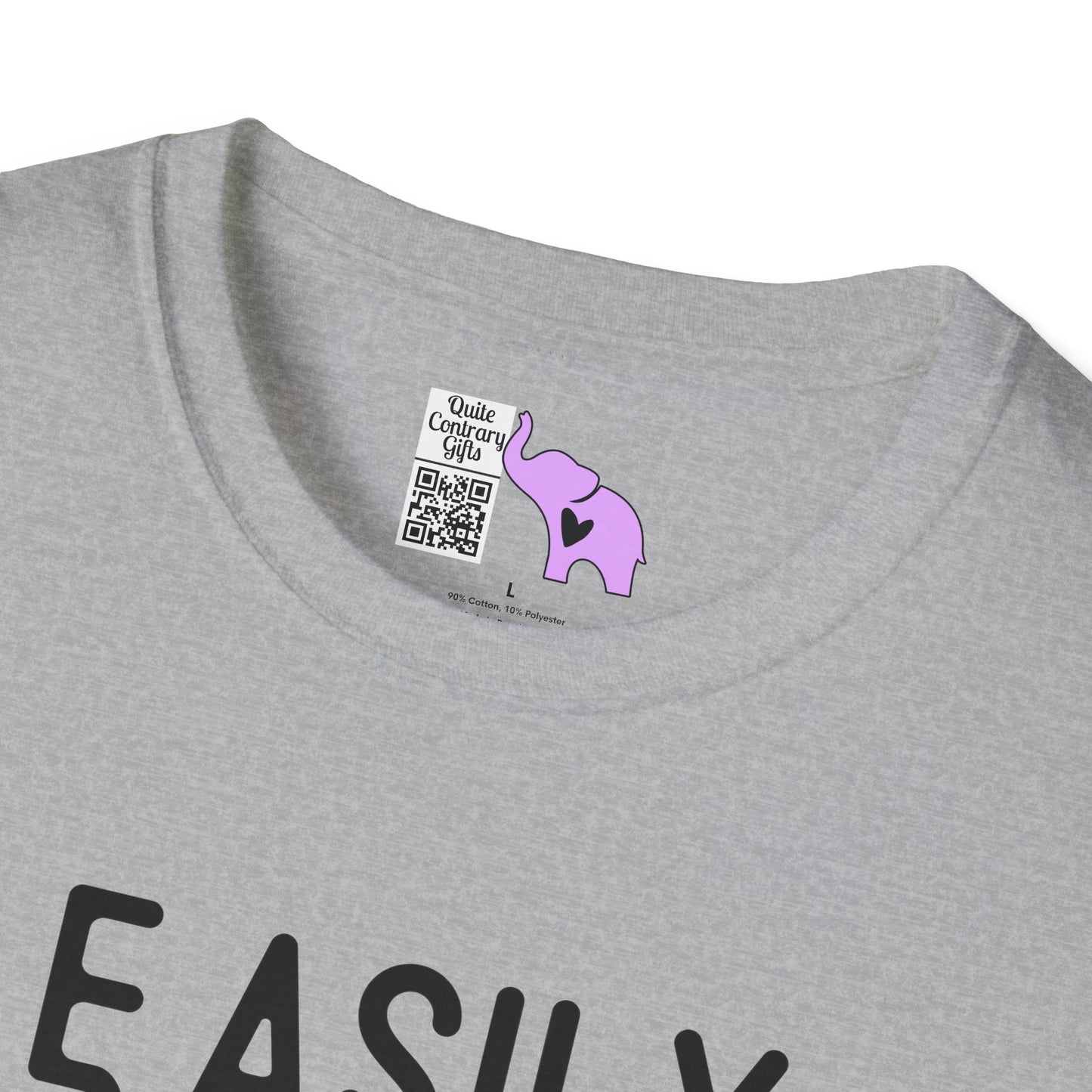 Easily Distracted By Dogs Adult T-shirt