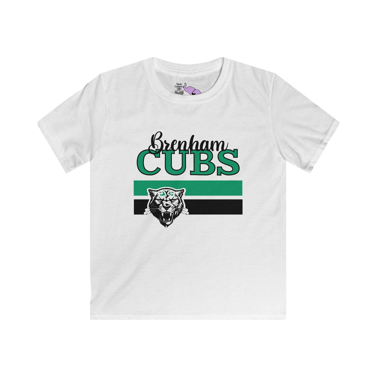 Brenham Cubs w/Mascot & Stripes Youth Softstyle Tee