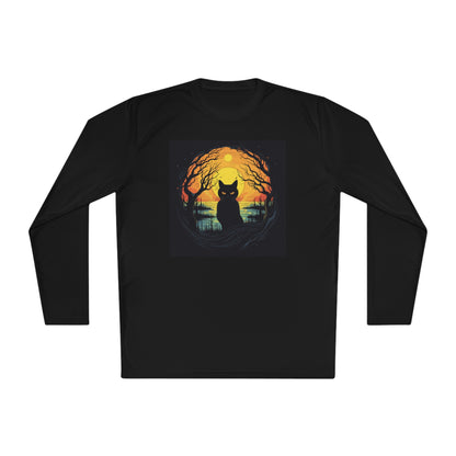 Creepy Black Cats 6 Adult Long Sleeve Tee