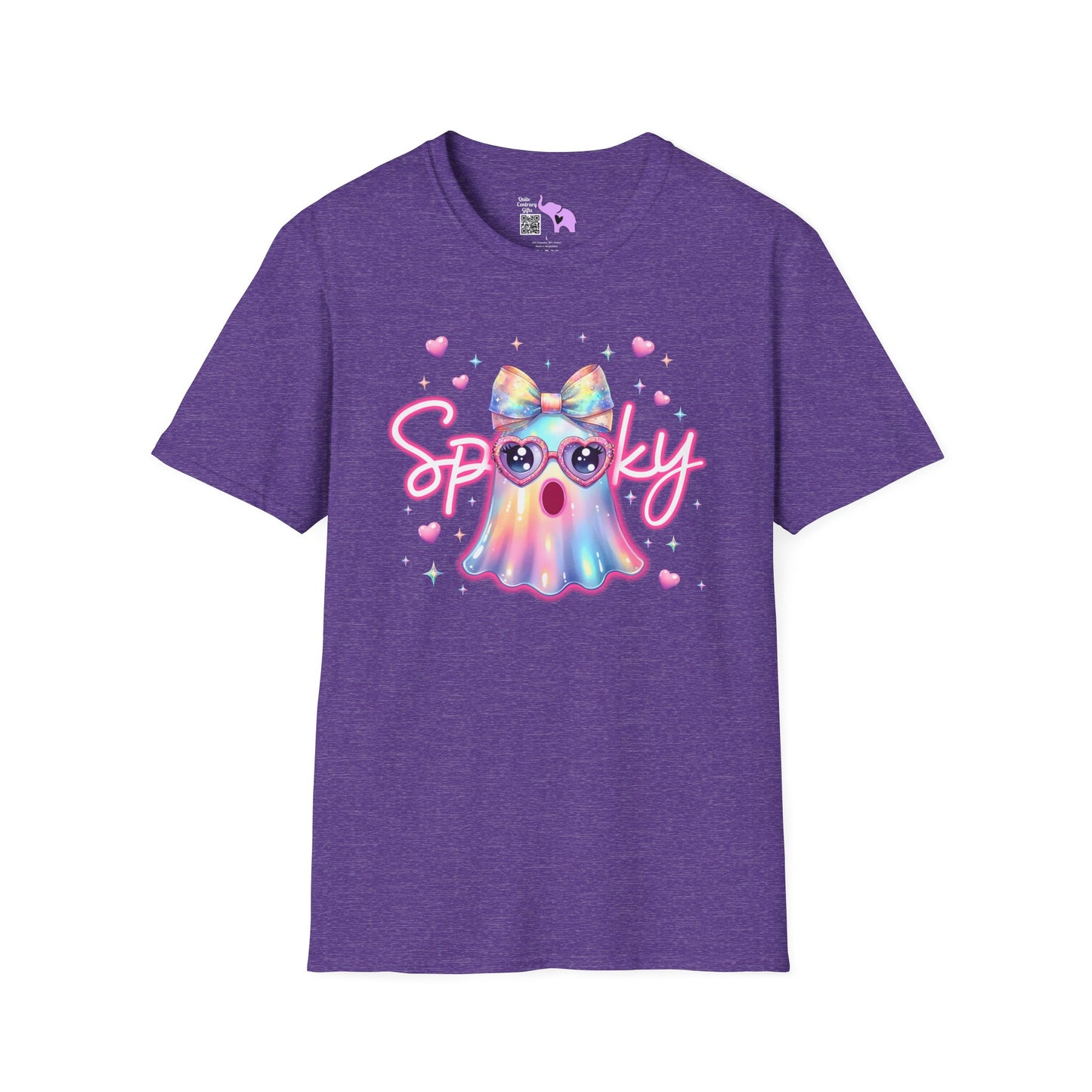 Spooky Pastel Ghost Adult T-shirt