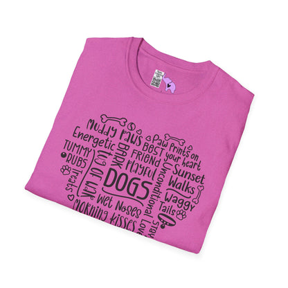 A Dog's Heart Adult T-shirt