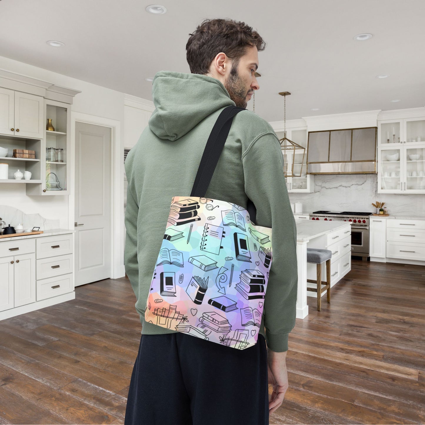 Colorful Chapters Canvas Tote Bag