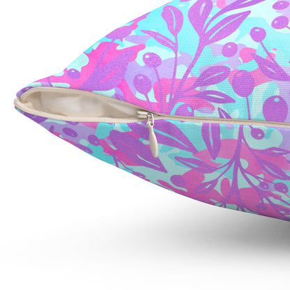 Sweet Berry Bloom Throw Pillow