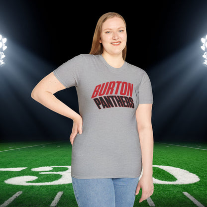 Burton Panthers (Angled) Adult T-shirt