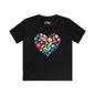Color Pop Heart Youth Softstyle Tee