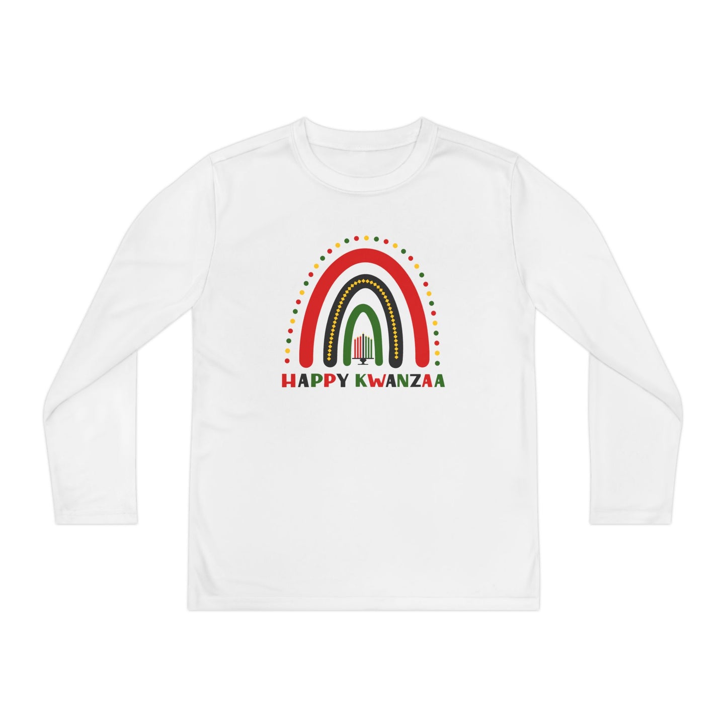 Happy Kwanzaa Arch Youth Long Sleeve Tee