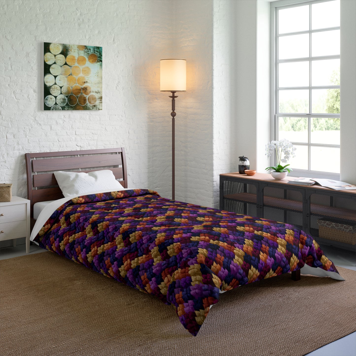 Velour Garden Basic Bedding Set