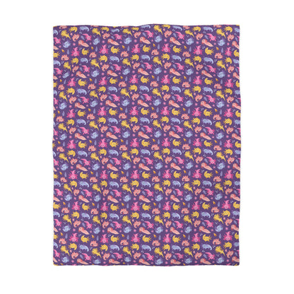 Axolotl Adventures Microfiber Duvet Cover