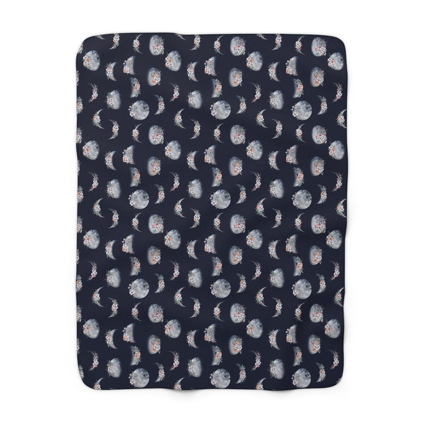 Lunar Garden Fleece Blanket
