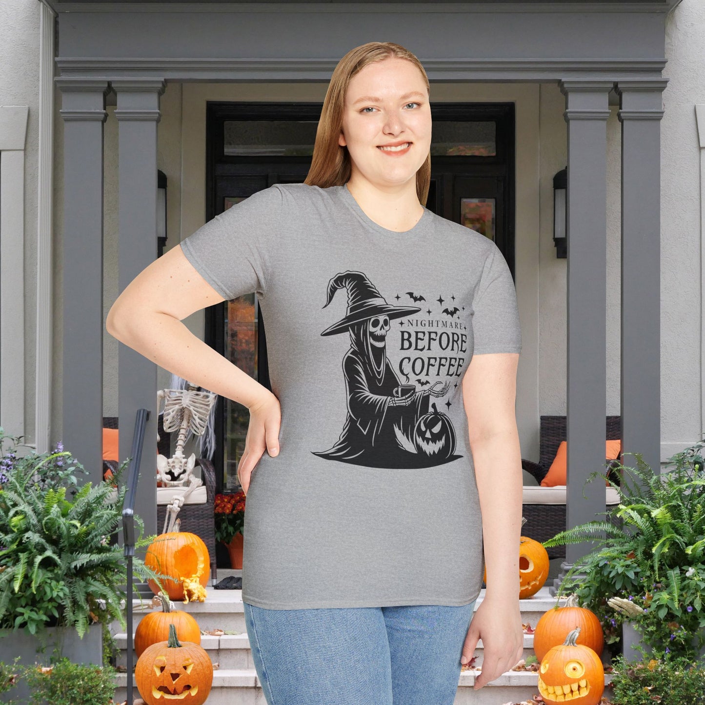 Nightmare Before Coffee Adult T-shirt