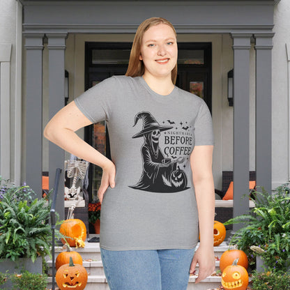 Nightmare Before Coffee Adult T-shirt