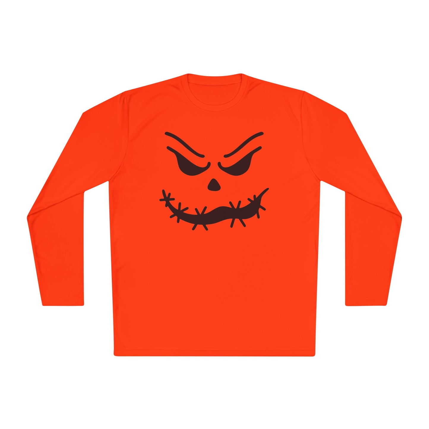 Loopy Jack-O-Lantern Adult Long Sleeve Tee