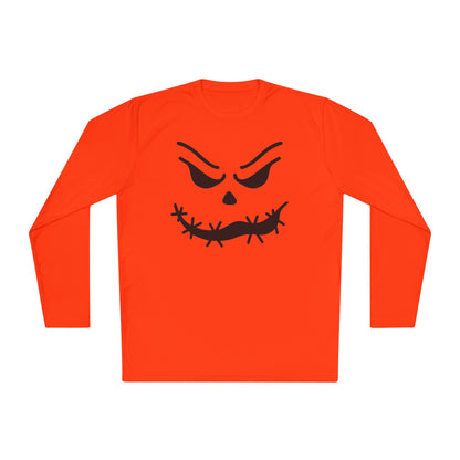 Loopy Jack-O-Lantern Adult Long Sleeve Tee