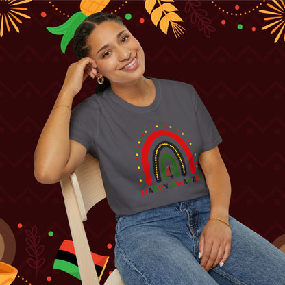 Happy Kwanzaa Arch Adult T-shirt