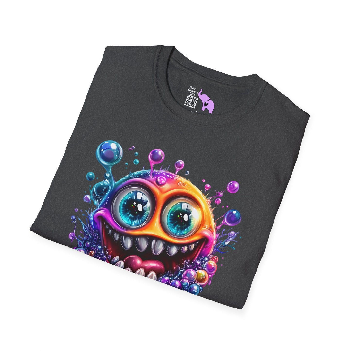 Bubbly Monster Adult T-shirt