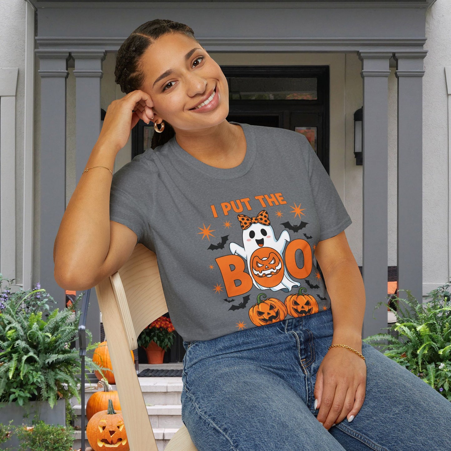 I Put the Boo in Boojee Adult T-shirt