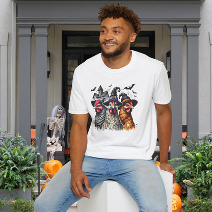 Spooky Chickens (2) Adult T-shirt