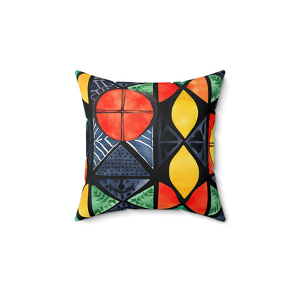 Candlelight Burst Throw Pillow