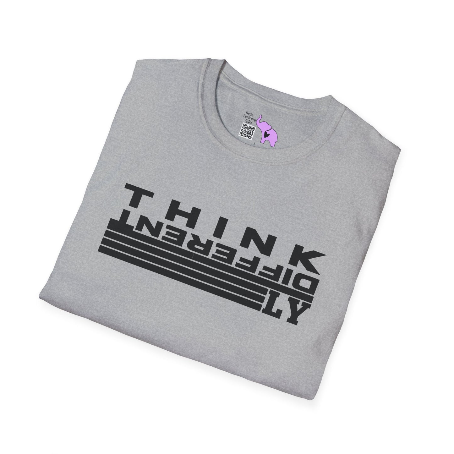 Think Differently Adult T-shirt