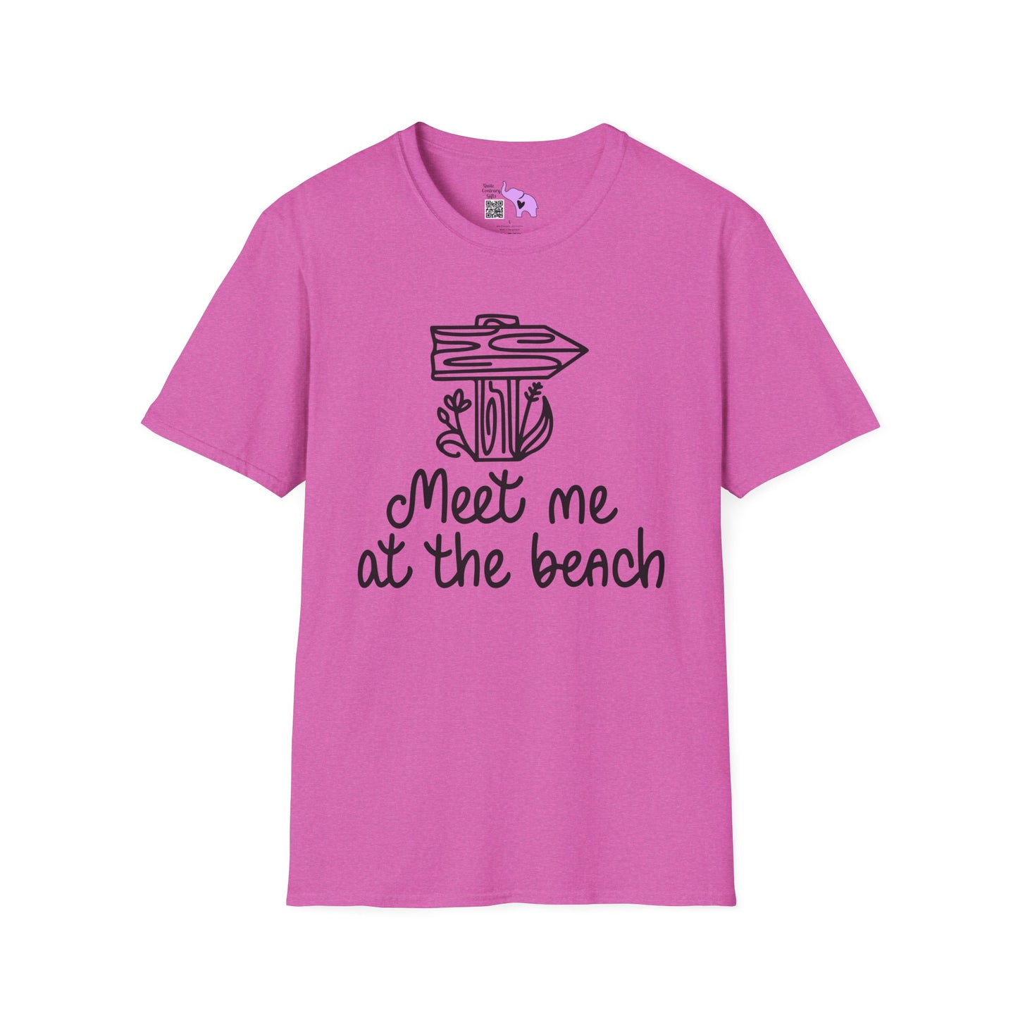 Meet Me At The Beach Adult T-shirt