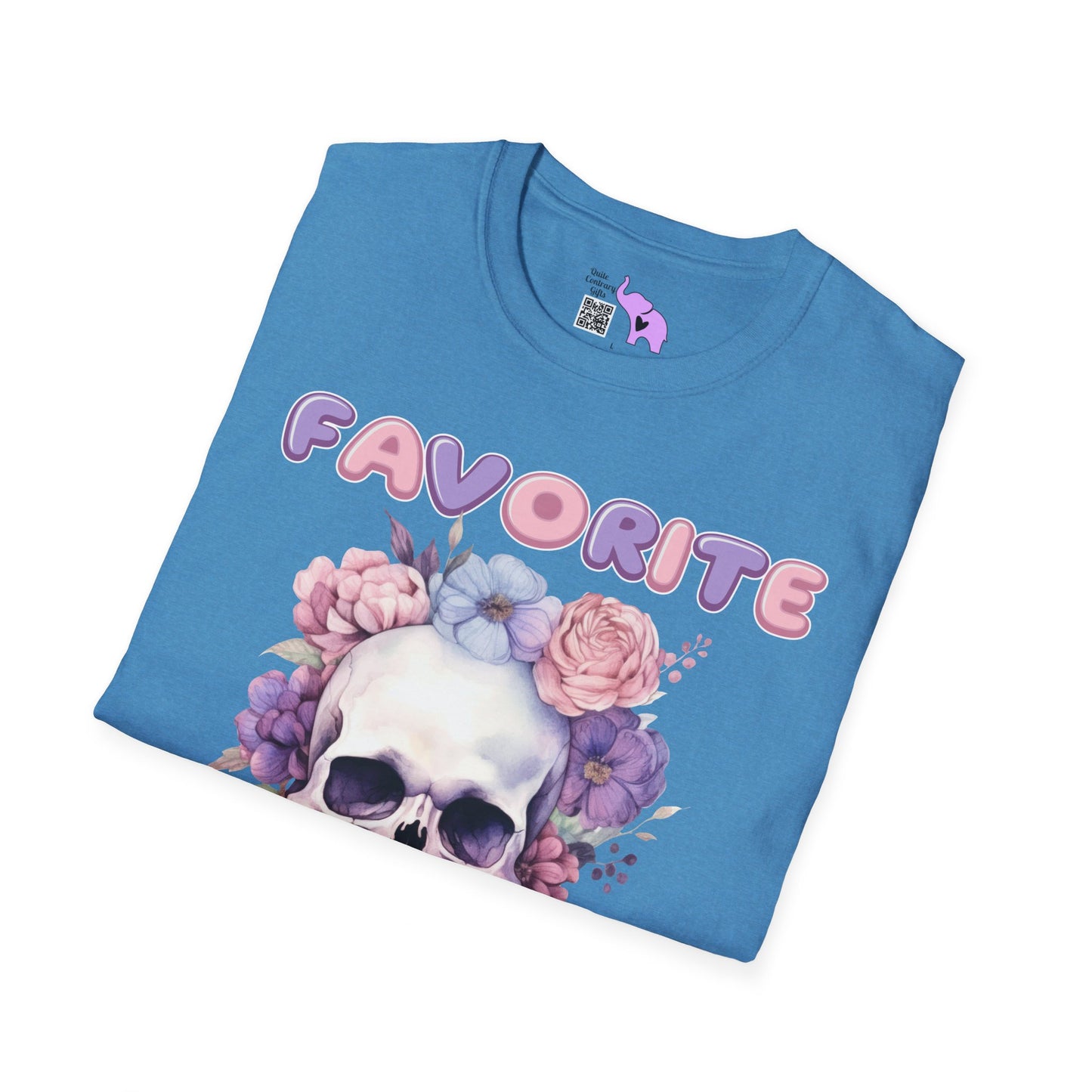 Favorite Auntie Skull Purple/Pink T-shirt