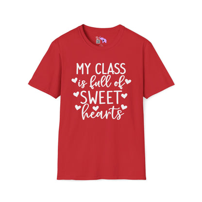 My Class is Full of Sweet Hearts Adult T-shirt