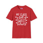 My Class is Full of Sweet Hearts Adult T-shirt