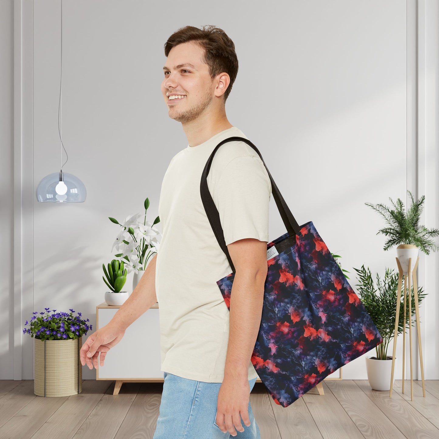 Dark Fantasy Watercolor Canvas Tote Bag