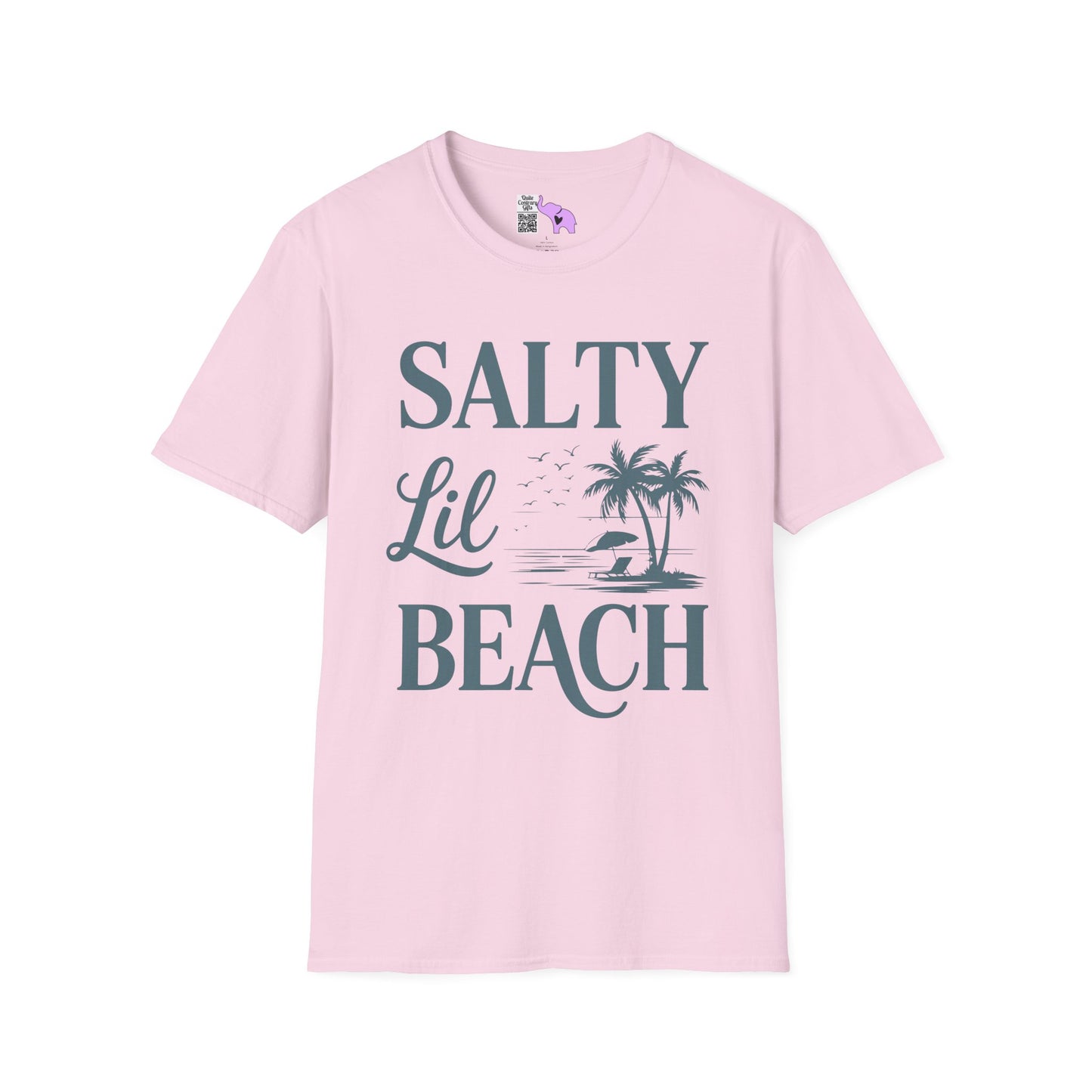 Salty LIl' Beach Adult T-shirt