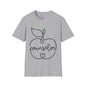 Counselor (w/Apple) Adult T-shirt