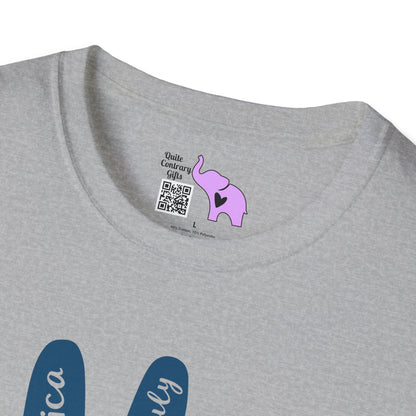 Patriotic Peace Adult T-shirt