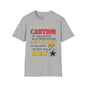 Caution My Daughter is a US Army Soldier I've Been Known to Brag (Dad) Adult T-Shirt