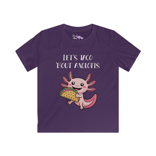 Let's Taco 'Bout Axolotls Youth Softstyle Tee