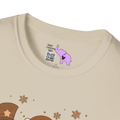 Let It Snow (Snowmen Trio) Adult T-shirt