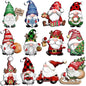 24 PCs Wooden Christmas Hanging Ornaments