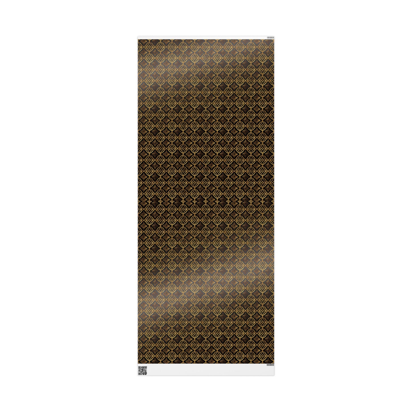 Golden Star Lattice Wrapping Paper