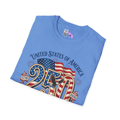 United States of America 250th Anniversary Adult T-shirt