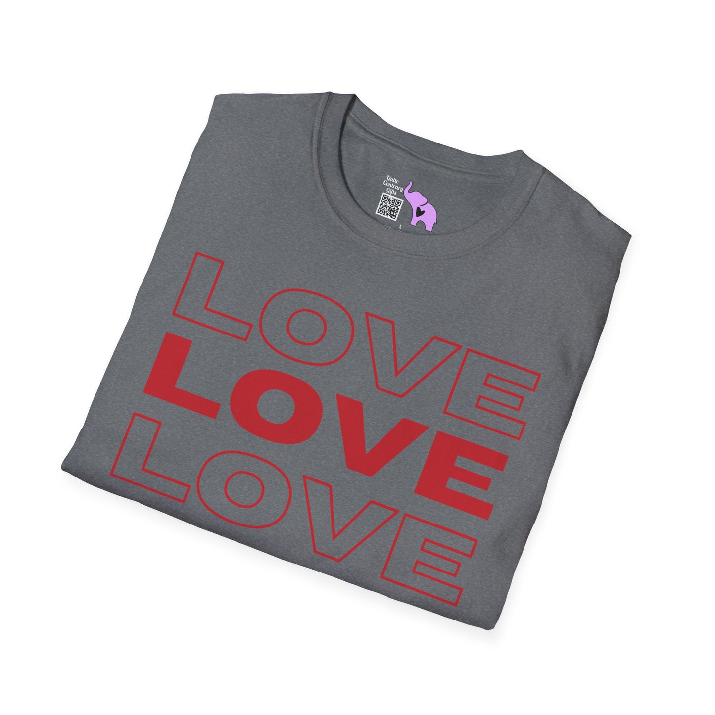 Love x4 Adult T-shirt