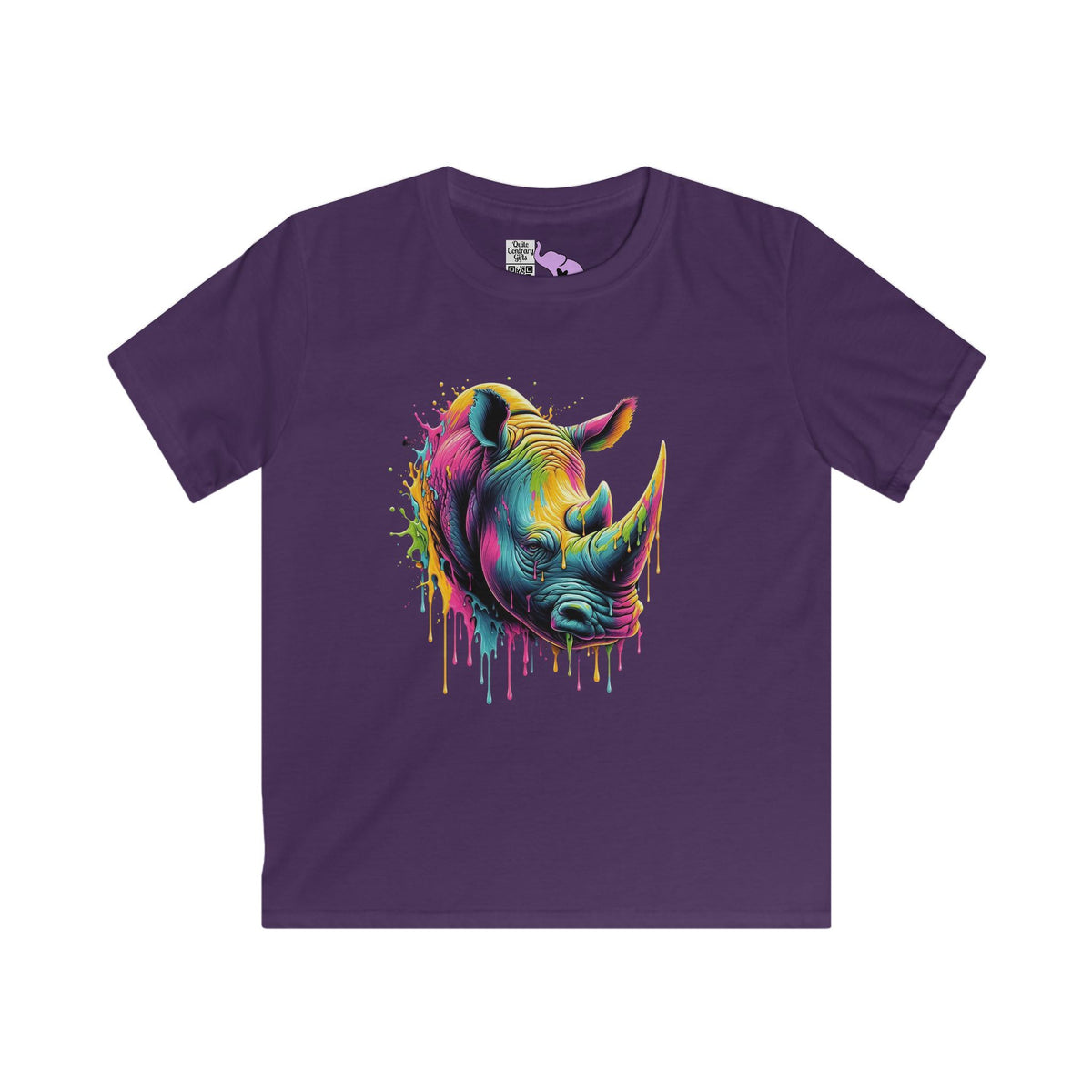 Colorful Rhino Youth Softstyle Tee