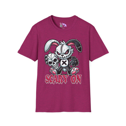 Scary On Voodoo Bunny Adult T-shirt
