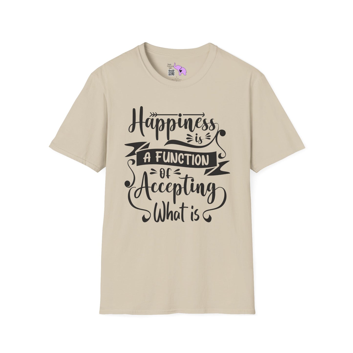 Happiness is a Function of Accepting What Is T-shirt