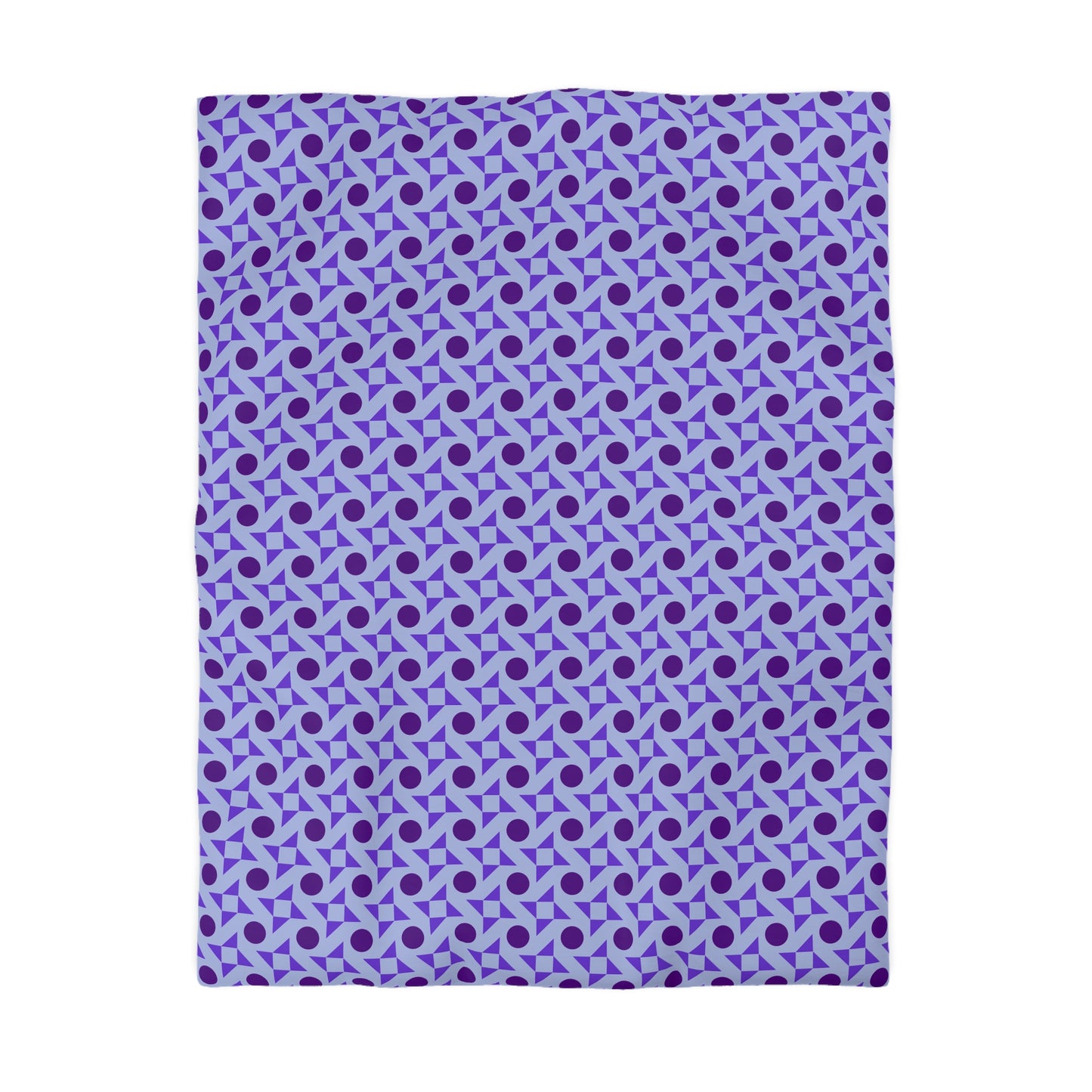 Violet Pinwheels Microfiber Duvet Cover