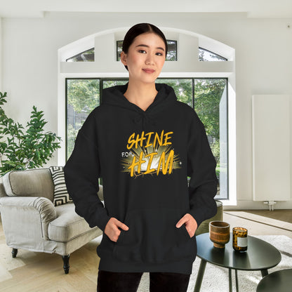 Shine For Him Heavy Blend™ Hooded Sweatshirt