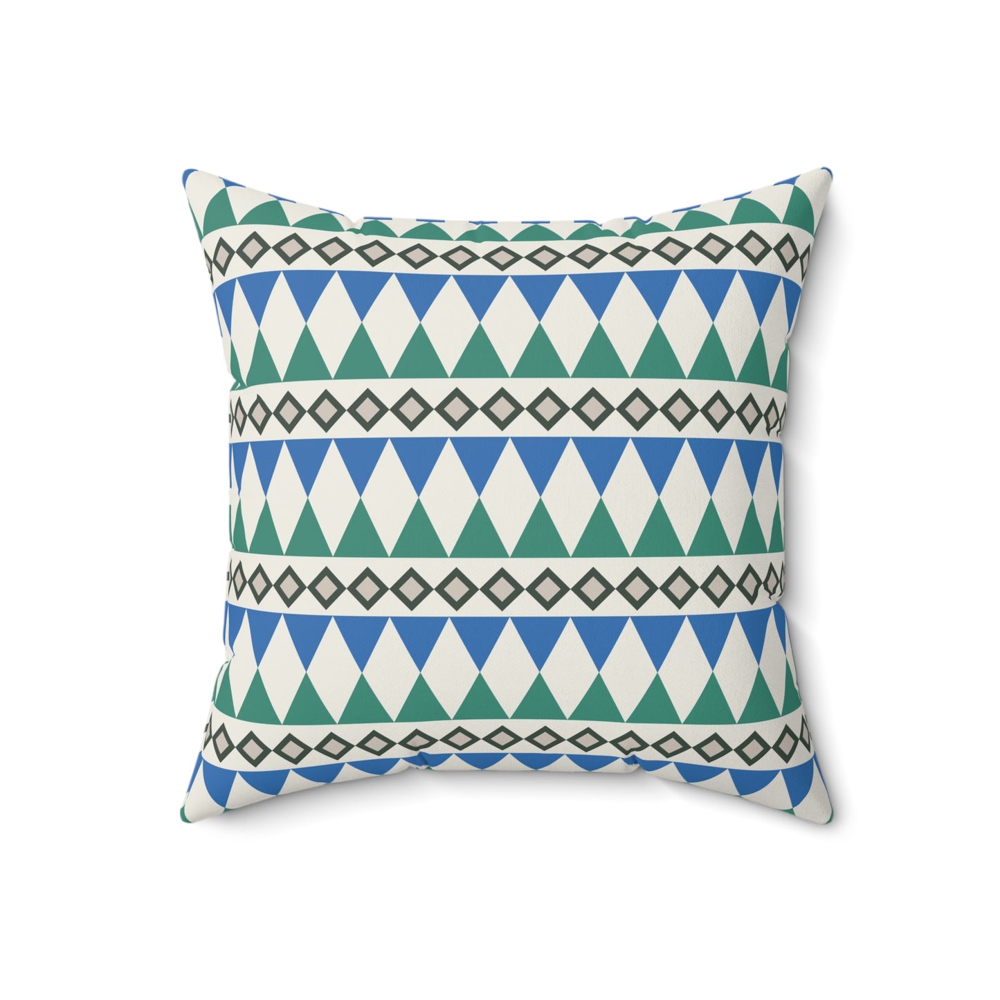 Regal Evergreen Cairn Stripes Throw Pillow