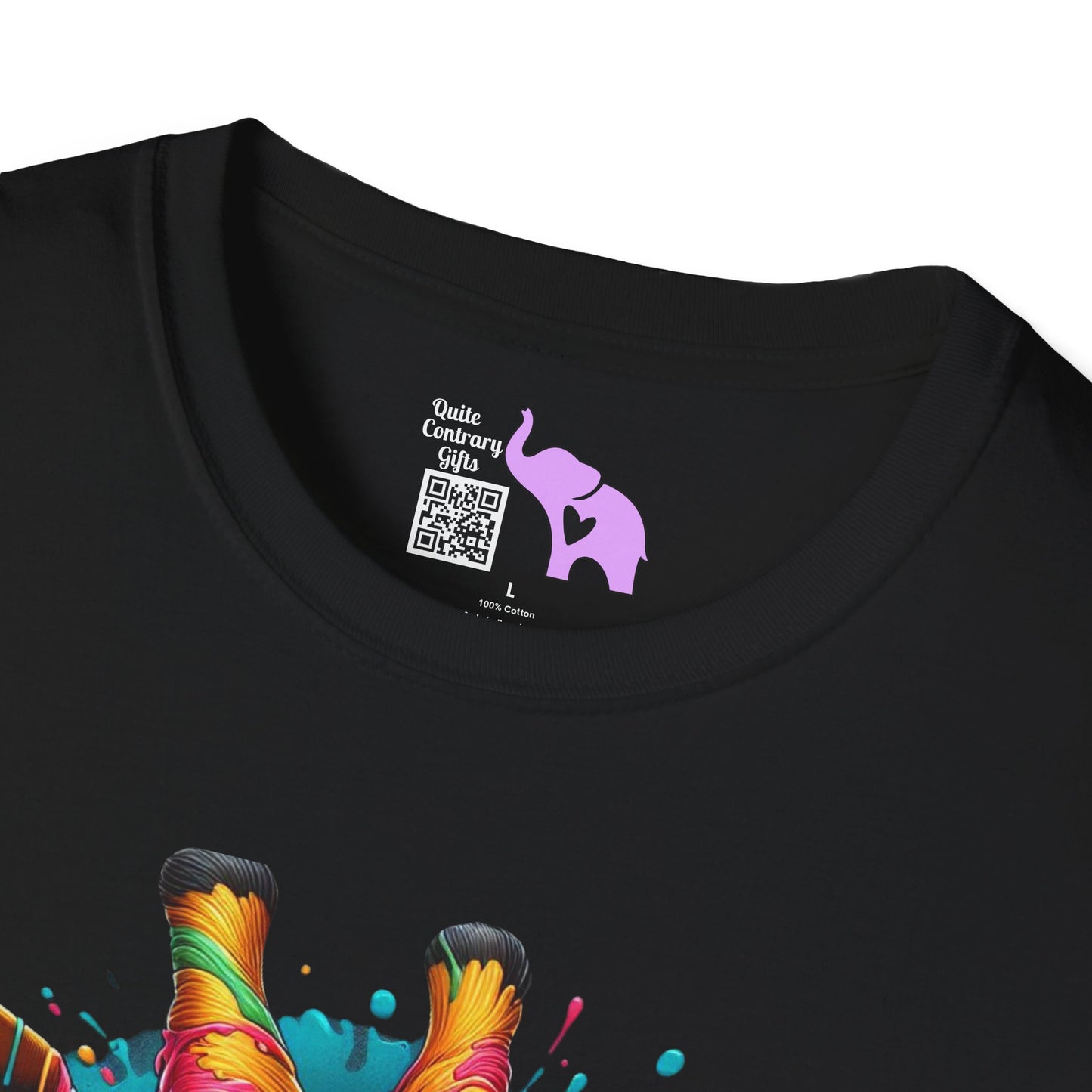 Colorful Giraffe Adult T-shirt
